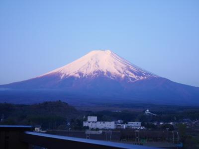 ＧＷ　富士山を仰ぐ鐘山苑