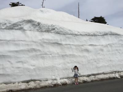 【2017・5】ゴールデンウィーク・群馬～新潟の旅・・・万座温泉～志賀草津高原ルート・雪の回廊