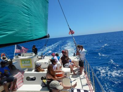 ALOHA！　HAWAII家族旅　６日目　やっぱり好き　オアフ島　その⑧　ヨットに乗り、再びカイルアへ