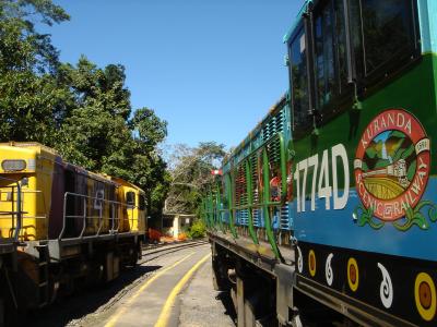 ケアンズ4日間　3日目「鉄路　世界最古の熱帯雨林キュランダへ」