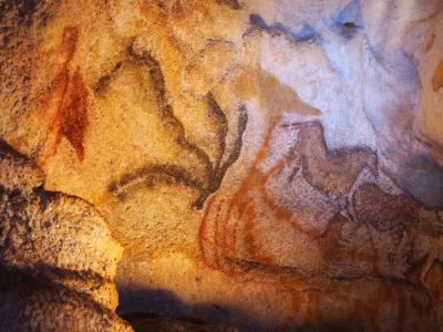 クロマニヨン人の壁画のラスコーの洞窟