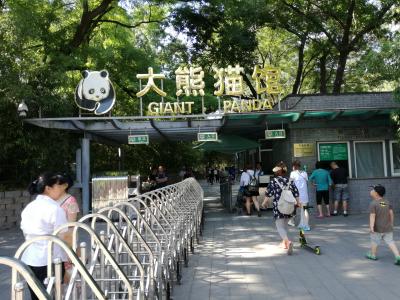 北京(日本国大使館と北京動物園のパンダ)