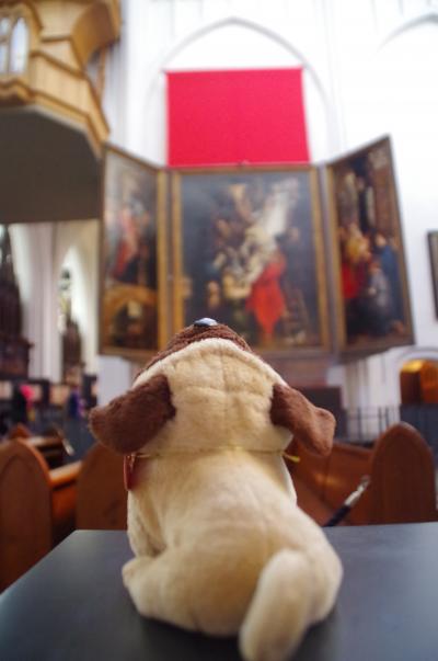 アントワープといえばフランダースの犬！パトラッシュ、あれがルーベンスの「キリストの昇架」だ。