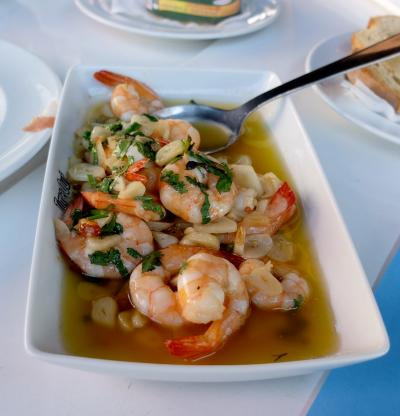 2016.12ジブラルタル海峡への遠い道6-Ribeira市場のMARISQUEIRA AZULで魚料理の昼食，圧巻のジェロニモス修道院