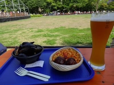 MARVEL展とビアガーデン