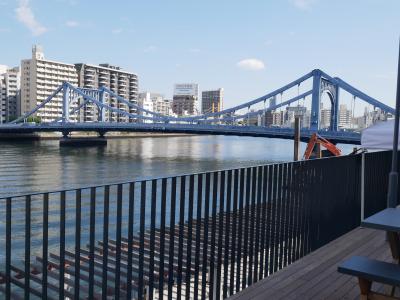 東京清澄・新しく誕生した“隅田川テラスカフェ”～清澄庭園の花菖蒲を訪れて