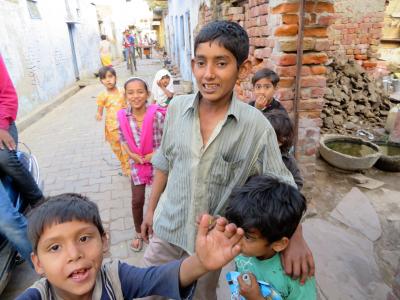 幸せそうな子供の笑顔に!癒やされた!素敵なインド