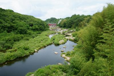 往年の景勝地　勘八峡