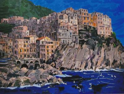 チンクエテッレ、ポルトヴェネーレ スケッチ旅行