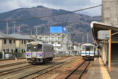 芸備線、三江線普通列車で広島から江津まで、郵便局巡りと車窓風景、江津の古い町並みを歩く。