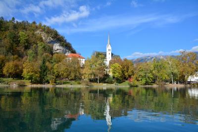スロベニア　リュブリャーナ、ピラン、コーペル、ブレッド湖を巡って