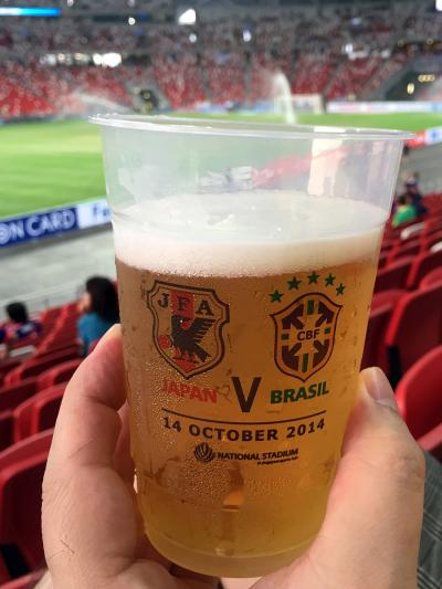2014年10月　3泊4日シンガポールの旅☆サッカー日本VSブラジル戦を観戦＆美味しいシンガポールごはん♪　マリーナマンダリンに滞在