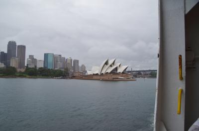 DAWN PRINCESS 号に乗ってニュージーランド周遊とちょっとだけシドニー　その３　シドニー出港