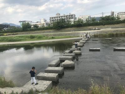 京都日帰り旅♩飛び石はピョンピョンしたい！