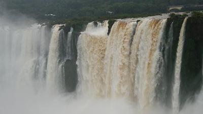 壮大なイグアスの滝