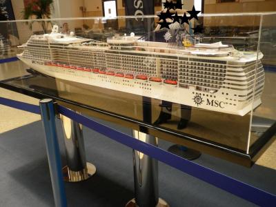 【新造船ＭＳＣメラビリア】地中海周遊クルーズ9日間　3日目乗船