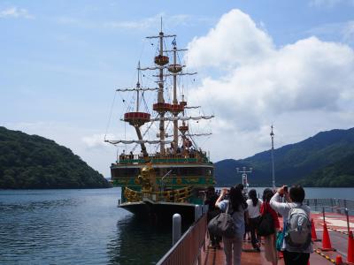 箱根あじさい三昧の翌日は芦ノ湖畔へ＠　ケーブルカーやロープウェイで箱根観光スポットへと♪