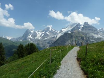 2017　再び、初夏のスイスへ　１　ミューレン