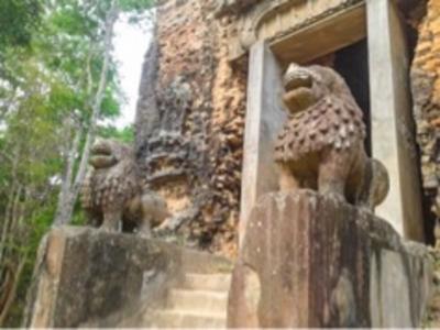 カンボジアの遺跡