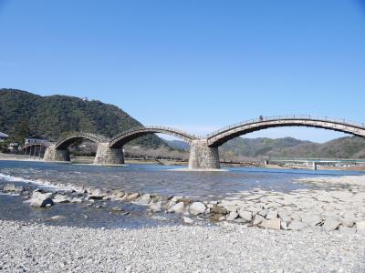 羽田空港から日帰り広島旅行２　錦帯橋！