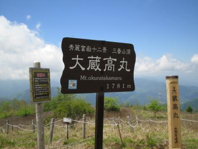 南小金沢連嶺（大蔵高丸）　甲斐大和駅集合解散