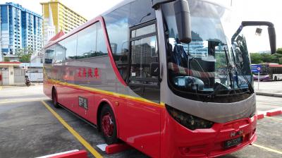 2017年ＪＡＬ修行　シンガポール2回目　３　＜マレーシアへのバス移動＞