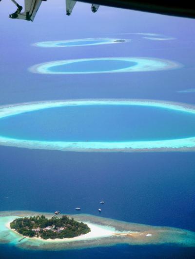 憧れのモルディブ☆アリ環礁の青い海☆水上コテージ＆水上飛行機　移動編　１