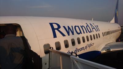 ルワンダ航空初搭乗