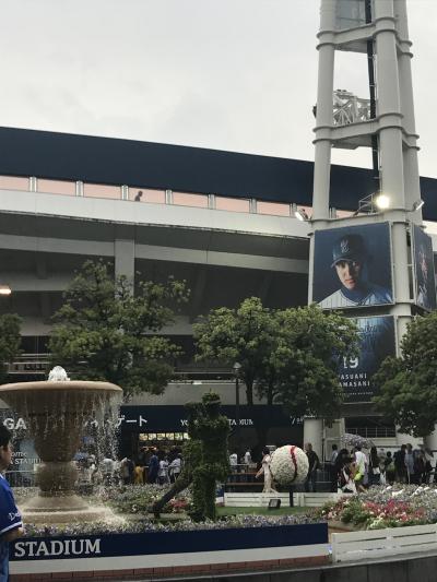 横浜スタジアムでナイター