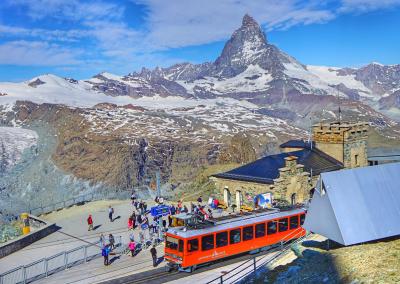 絶景を求めてスイスへの旅　＜10＞　ゴルナーグラート展望台☆ローテンボーデンからリッフェルベルクまでハイキング