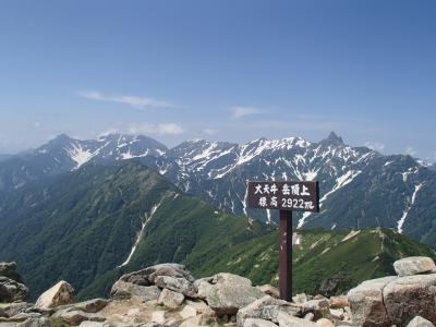 2017夏　蝶ヶ岳～常念岳～燕岳縦走の山旅