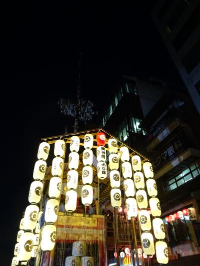 2017年　初めての祇園祭宵山見物　突然の発熱勘弁してよーーー！！！