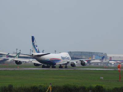 暑い中さくらの山で飛行機写しです