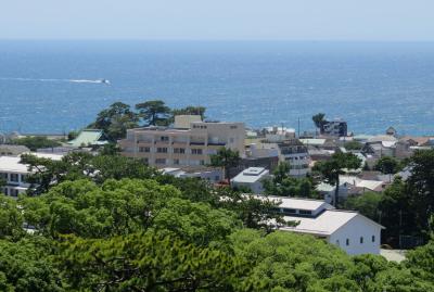 2017初夏、旧東海道の日本百名城(4/14)：小田原城(4)：天守閣の展望、木組み模型、胴着