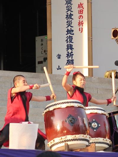 成田太鼓祭5/9　成田山千年夜舞台　凪/星嵐　☆千葉県内ジュニアチーム活躍