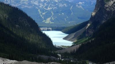 絶景の宝庫カナディアンロッキー (3) Lake Louise (Plain of Six Glaciers Trail)