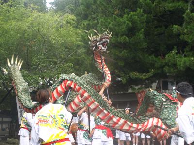 竜神まつり見学　～震災を境に時間が逆行した場所～