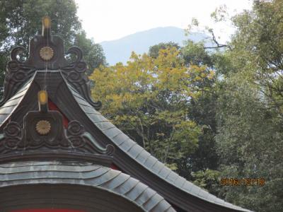 薩摩・大隅の旅（３９）枚聞神社と開聞岳。