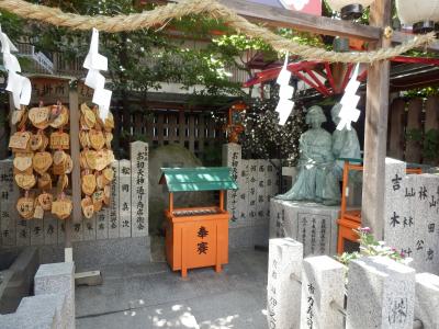 露天神社(お初天神)境内を散策