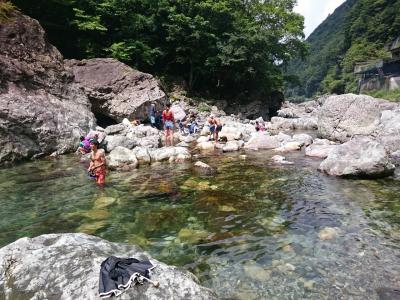 2017/07　洞川温泉泊　鍾乳洞と川遊び♪[1泊2日] ※息子4歳10ヶ月  