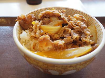 ソフトバンクの解約の相談とすき家の牛丼