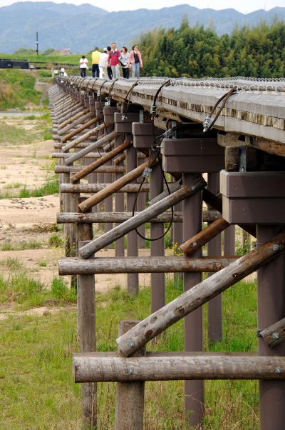 久々に流れ橋見に行こ♪