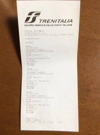 イタリアの鉄道駅、チケット自動販売機の事～三年に一度、50代の三人旅