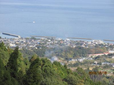 薩摩・大隅の旅（４４）山の上から喜入を眺め、鹿児島市内へ。