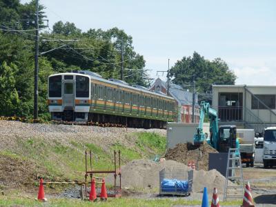 ＪＲ両毛線の新駅、あしかがフラワーパーク西駐車場で着工_2017_（栃木県・足利市）