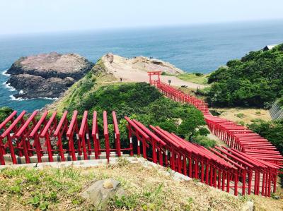 角島・元乃隅稲成神社と宮島へドライブ旅行