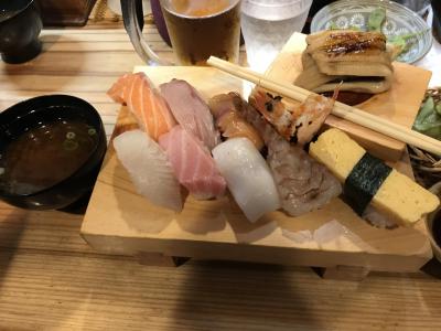 青春１８きっぷで姫路で一番有名な格安寿司店へ、そして明石で・・・