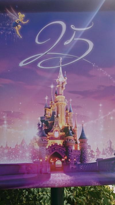 Disney land Paris ２５周年！！　ディズニーランド　パリ２５周年　