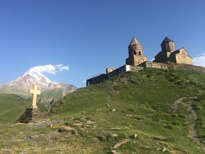 2017夏　ロシア、グルジアの旅その３　カズベキ、トビリシ編