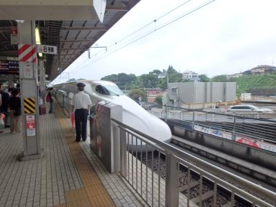 新幹線　のぞみで帰省